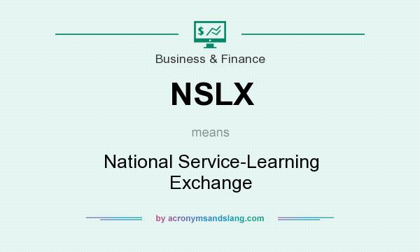 What does NSLX mean? It stands for National Service-Learning Exchange