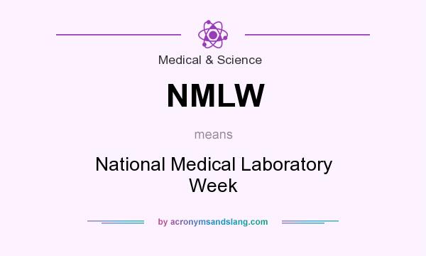 What does NMLW mean? It stands for National Medical Laboratory Week