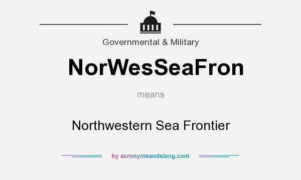 What does NorWesSeaFron mean? It stands for Northwestern Sea Frontier