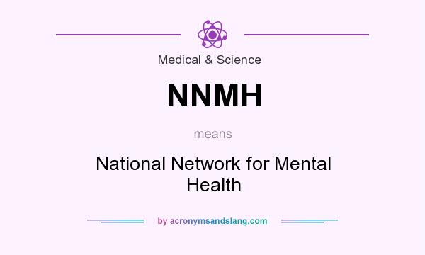 What does NNMH mean? It stands for National Network for Mental Health