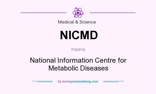 What does NICMD mean? It stands for National Information Centre for Metabolic Diseases