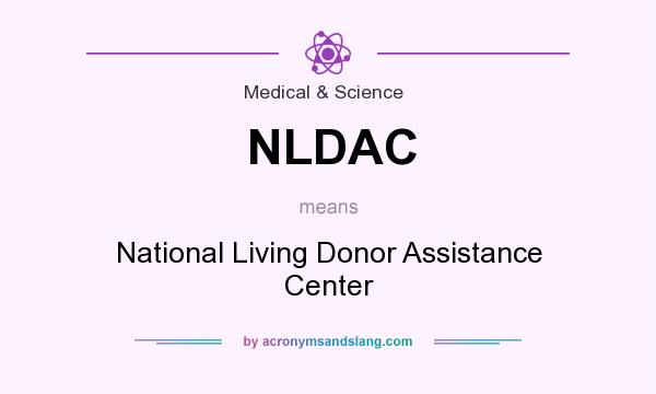 What does NLDAC mean? It stands for National Living Donor Assistance Center