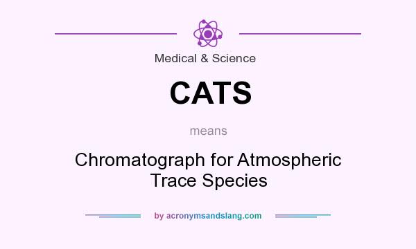 What does CATS mean? It stands for Chromatograph for Atmospheric Trace Species