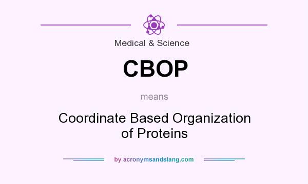 What does CBOP mean? It stands for Coordinate Based Organization of Proteins