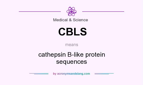 What does CBLS mean? It stands for cathepsin B-like protein sequences