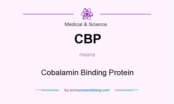 What does CBP mean? It stands for Cobalamin Binding Protein
