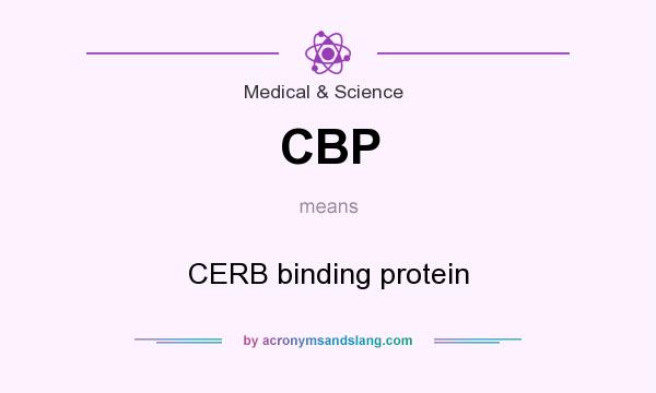 What does CBP mean? It stands for CERB binding protein