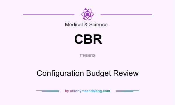 What does CBR mean? It stands for Configuration Budget Review