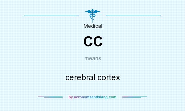 What does CC mean? It stands for cerebral cortex