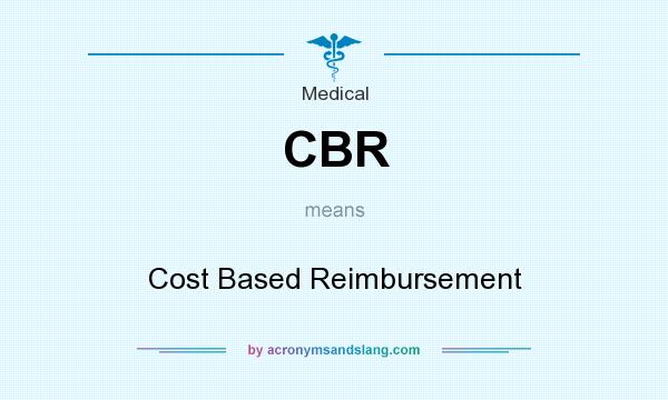 What does CBR mean? It stands for Cost Based Reimbursement