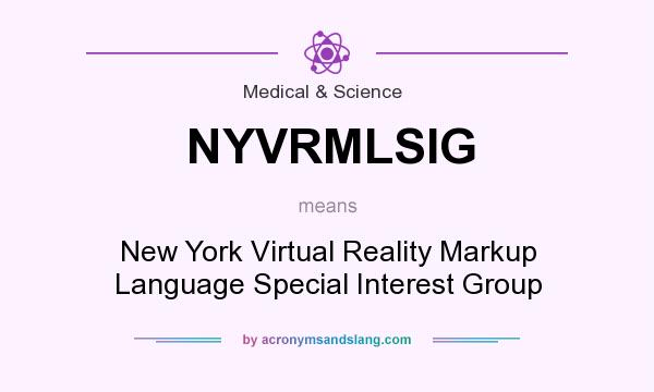 What does NYVRMLSIG mean? It stands for New York Virtual Reality Markup Language Special Interest Group