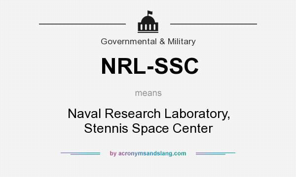 What does NRL-SSC mean? It stands for Naval Research Laboratory, Stennis Space Center