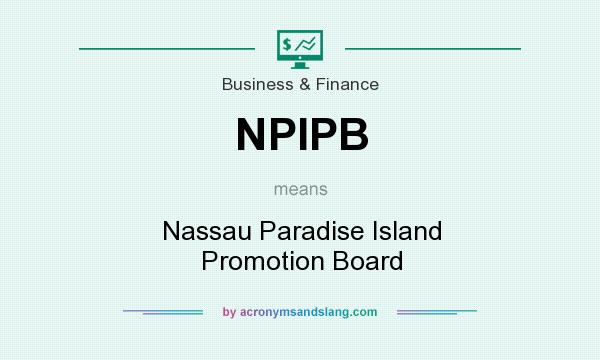 What does NPIPB mean? It stands for Nassau Paradise Island Promotion Board