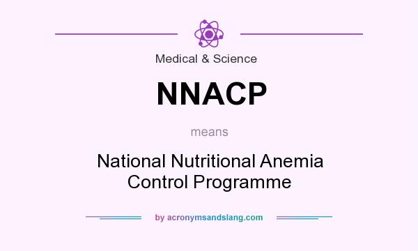 What does NNACP mean? It stands for National Nutritional Anemia Control Programme