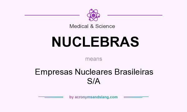 What does NUCLEBRAS mean? It stands for Empresas Nucleares Brasileiras S/A
