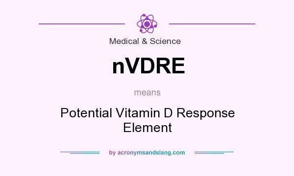 What does nVDRE mean? It stands for Potential Vitamin D Response Element
