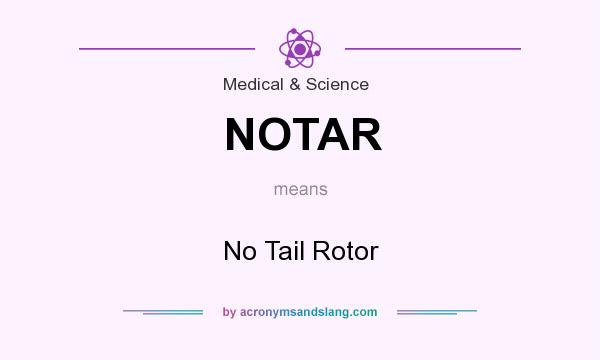 What does NOTAR mean? It stands for No Tail Rotor