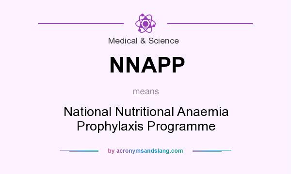 What does NNAPP mean? It stands for National Nutritional Anaemia Prophylaxis Programme