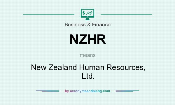What does NZHR mean? It stands for New Zealand Human Resources, Ltd.