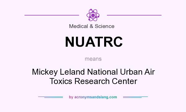 What does NUATRC mean? It stands for Mickey Leland National Urban Air Toxics Research Center
