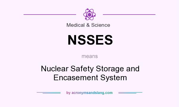 What does NSSES mean? It stands for Nuclear Safety Storage and Encasement System