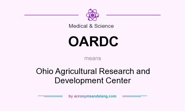 What does OARDC mean? It stands for Ohio Agricultural Research and Development Center