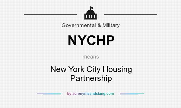 What does NYCHP mean? It stands for New York City Housing Partnership