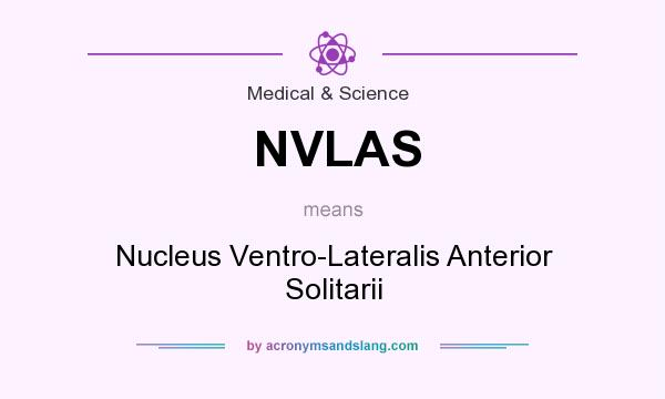 What does NVLAS mean? It stands for Nucleus Ventro-Lateralis Anterior Solitarii