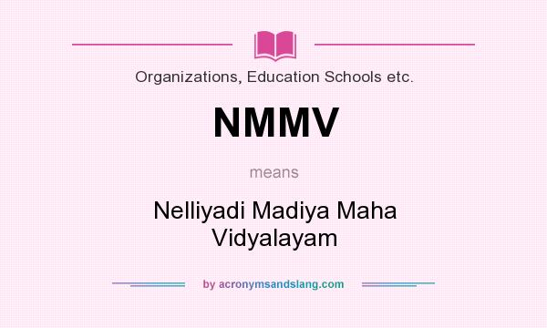 What does NMMV mean? It stands for Nelliyadi Madiya Maha Vidyalayam