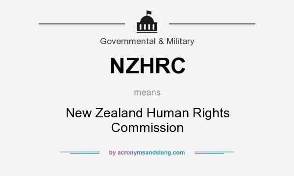 What does NZHRC mean? It stands for New Zealand Human Rights Commission