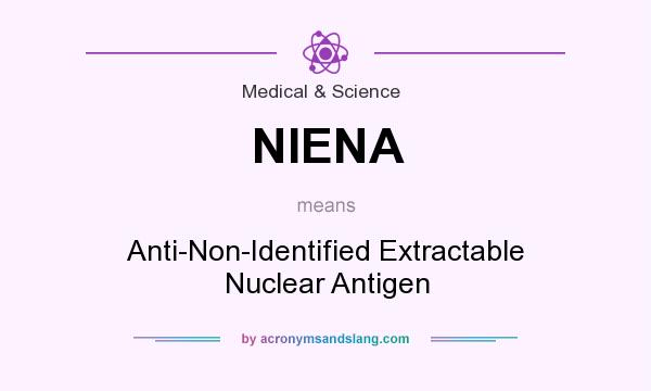 What does NIENA mean? It stands for Anti-Non-Identified Extractable Nuclear Antigen