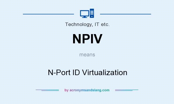 What does NPIV mean? It stands for N-Port ID Virtualization