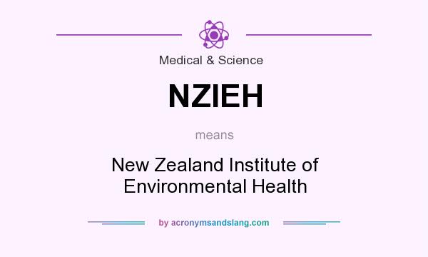 What does NZIEH mean? It stands for New Zealand Institute of Environmental Health