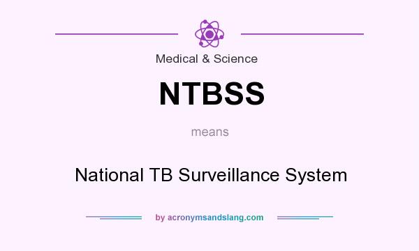 What does NTBSS mean? It stands for National TB Surveillance System