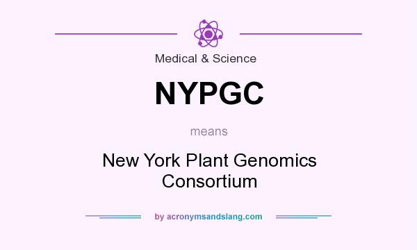 What does NYPGC mean? It stands for New York Plant Genomics Consortium