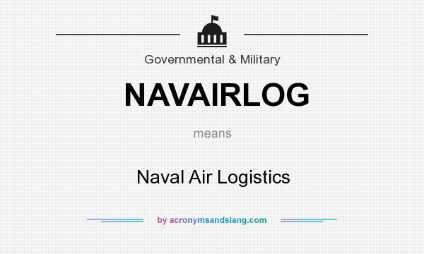 What does NAVAIRLOG mean? It stands for Naval Air Logistics