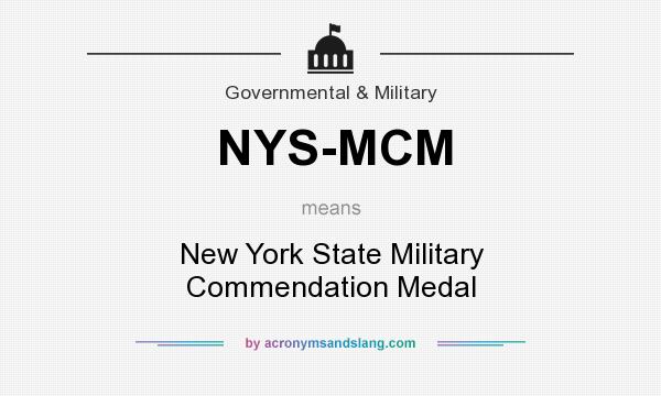 What Does NYS MCM Mean Definition Of NYS MCM NYS MCM Stands For 