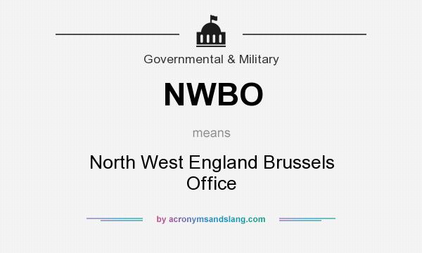 What does NWBO mean? It stands for North West England Brussels Office
