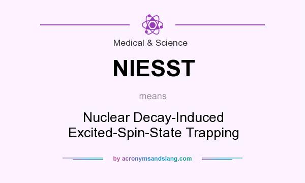 What does NIESST mean? It stands for Nuclear Decay-Induced Excited-Spin-State Trapping