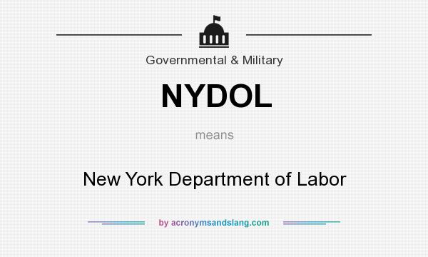 What does NYDOL mean? It stands for New York Department of Labor