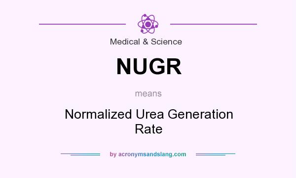 What does NUGR mean? It stands for Normalized Urea Generation Rate