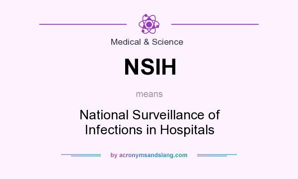 What does NSIH mean? It stands for National Surveillance of Infections in Hospitals
