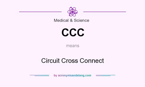 What does CCC mean? It stands for Circuit Cross Connect