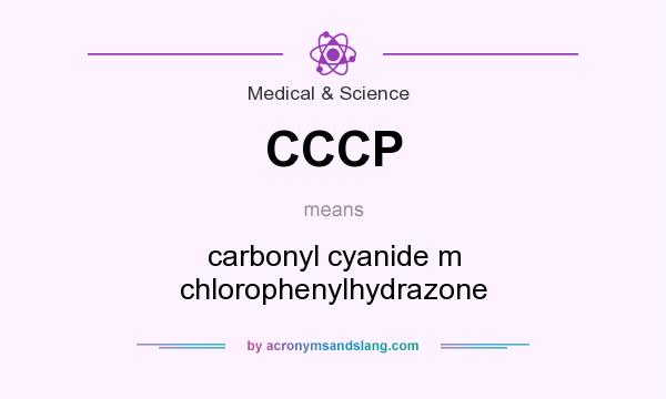 What does CCCP mean? It stands for carbonyl cyanide m chlorophenylhydrazone