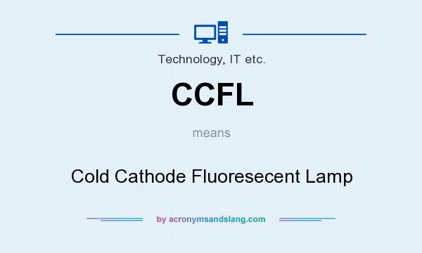 What does CCFL mean? It stands for Cold Cathode Fluoresecent Lamp
