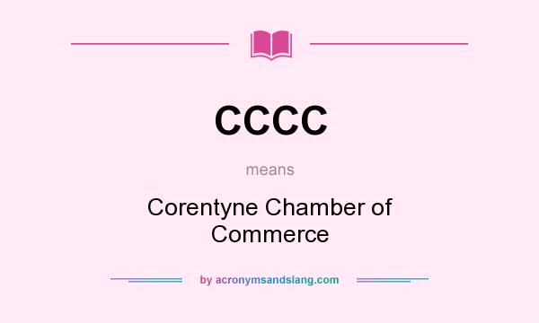 What does CCCC mean? It stands for Corentyne Chamber of Commerce