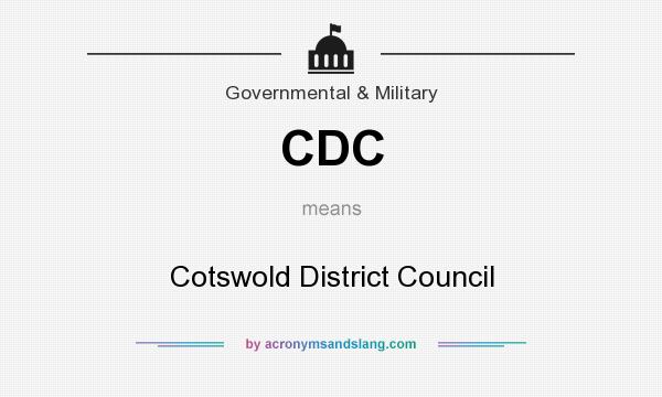 What does CDC mean? It stands for Cotswold District Council