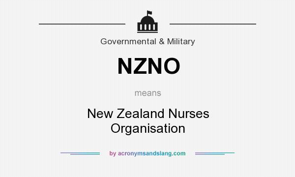What does NZNO mean? It stands for New Zealand Nurses Organisation