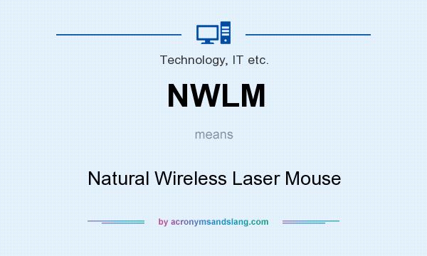 What does NWLM mean? It stands for Natural Wireless Laser Mouse