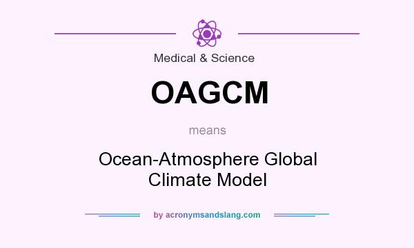 What does OAGCM mean? It stands for Ocean-Atmosphere Global Climate Model